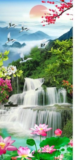 Tranh gạch 3d hiên nhà - SKM73