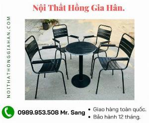 Bàn ghế cho quán cafe Tp.HCM HGH05115_Bộ 4 ghế