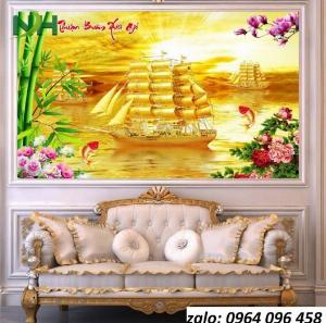 Tranh gạch 3d thuận buồm xuôi gió - DXX33