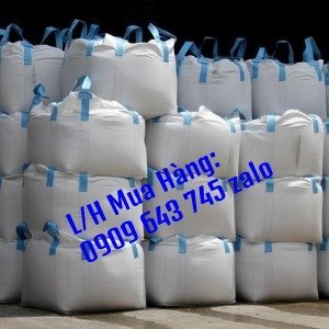 Bao jumbo 1 tấn chứa lúa gạo nông sản các loại đã qua sử dụng giá rẻ