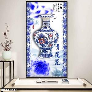 Tranh gạch 3d ốp tường khổ dọc - 5444X