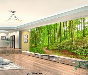 Tranh gạch 3d rừng cây - DSA63