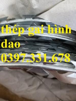 Chuyên bán dây thép gai lưỡi dao, dây thép gai mạ kẽm giá tốt