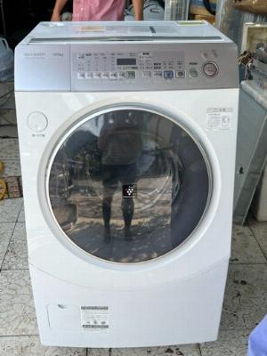 Máy giặt nội địa SHARP ES-V530 đời 2013 ,10KG có GIẶT KHÔ`