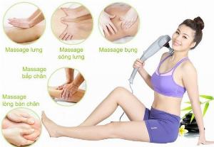 Máy massage cầm tay cao cấp giá rẻ:Máy mát xa cầm tay chính hãng 7 đầu Ayosun Hàn Quốc