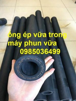 Ống cao su ép vữa dùng trong máy phun vữa phi 40/72 dài 90cm, dài 93cm