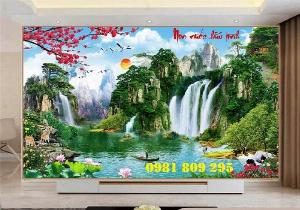 Tranh gạch phong cảnh - tranh đặt theo yêu cầu HDG7