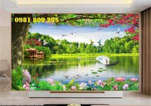 Tranh gạch phong cảnh - tranh đặt theo yêu cầu HDG7