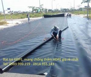 Màng đen hdpe 0.8mm làm hố biogas-khổ 4m