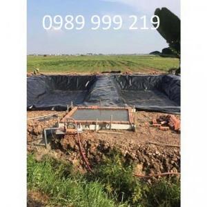 Bạt lót hồ xử lý nước thải hdpe 2.0mm khổ 4m-Quảng ninh