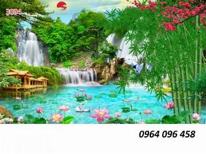 Tranh gạch 3d phong cảnh phong thủy - 0111AP