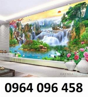 Tranh gạch 3d phong cảnh phong thủy - 0111AP