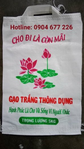 Bao bì đựng gạo 5kg, 10kg, 25kg, 50kg giá rẻ
