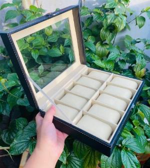 Hộp đựng đồng hồ 10 ngăn