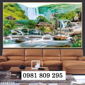 Mẫu tranh gạch cao cấp - tranh gach ốp phòng khách GH8