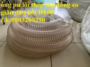Ống Hút Bụi Xoắn Ruột Gà Có Lõi Thép Phi 40, Phi 50, Phi 60, Phi 75, Phi 100