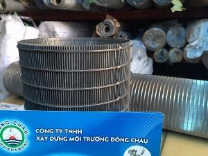 Ống lọc khe dọc thanh chịu lựa ngang , inox 304 nhận đặt theo yêu cầu