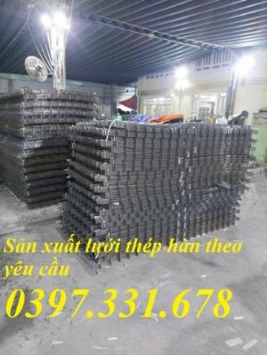 Lưới thép hàn phi 6 ô 100x100, ô 150x150, ô 200x200, lưới thép hàn đổ bê tông giá rẻ