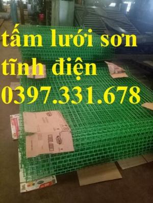 Hàng rào công nghiệp bọc nhựa PVC, Lưới thép hàn chập hàng rào bọc nhựa, lưới thép sơn tĩnh điện