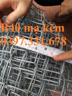 Lưới B40, Lưới B40 bọc nhựa, lưới B40 mạ kẽm mới 100%