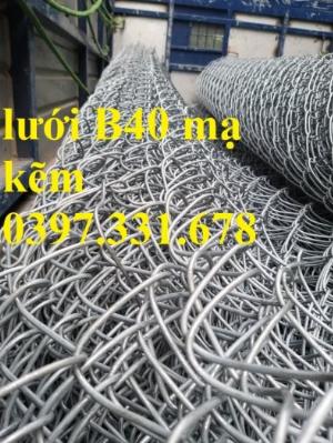Lưới B40, Lưới B40 bọc nhựa, lưới B40 mạ kẽm mới 100%