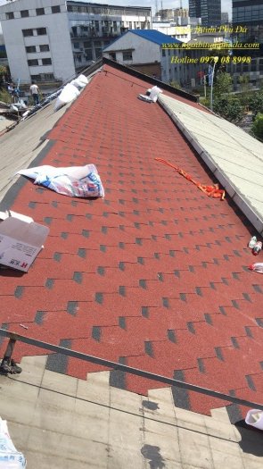 Ngói lợp nhà bằng nhựa đường phủ đá, nhà cung cấp ngói bitum chất lượng, uy tín