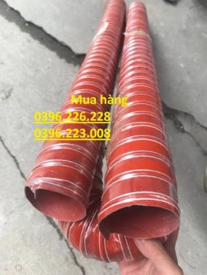 Địa chỉ cung cấp ống silicone chịu nhiệt dài 4m phi 115, phi125, phi 150 dùng cho lò sấy công nghiệp, ngành cơ khí