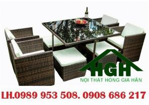 Nội thất mây nhựa Hồng Gia Hân SF0608