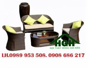 Bàn ghế Sofa mây nhựa Tp.HCM SF0609