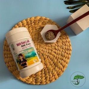 Bột mầm gạo lứt mè đen - thực dưỡng - rẫy Bhnong hộp 500gram