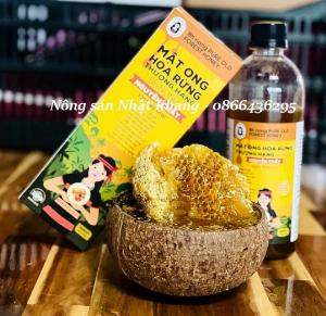 Mật ong rừng già nguyên chất Bhnong nguyên chất chai 400ml