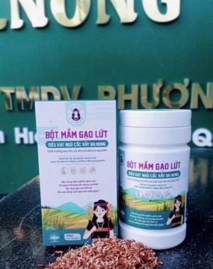 Bột Mầm Gạo Lứt Siêu Hạt Ngũ Cốc lợi sữa, bổ sung dinh dưỡng - Cô Gái Bh.Nong - Hộp 500gr