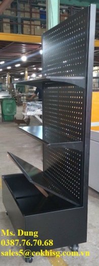 Kệ treo dụng cụ di động có hộp đồ nghề