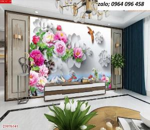 Tranh cá chép - tranh gạch 3d cá chép - GVV11