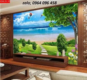 Tranh 3d - tranh gạch 3d phong thủy phòng khách - 211AL