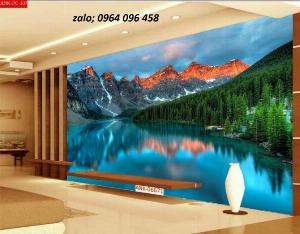 Tranh 3d - tranh gạch 3d phong thủy phòng khách - 211AL