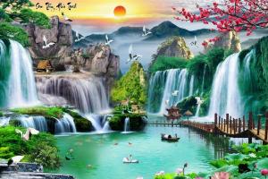 Tranh phong cảnh - gạch tranh đẹp