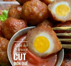 Nem hồ lô trứng cút - bịch 500 gram