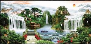 Gạch tranh - phong cảnh thiên nhiên