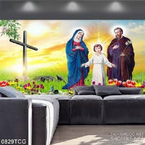 Tranh gạch 3d thiên chúa - gạch tranh 3d thiên chúa - FCX33