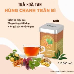 Trà Húng Chanh Trần Bì 50gr/250gr giúp tăng cường sức đề kháng, hỗ trợ giảm ho hen