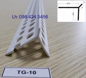 Nẹp trát góc dùng cho tường xây trát vữa TG-10 2,5m/thanh