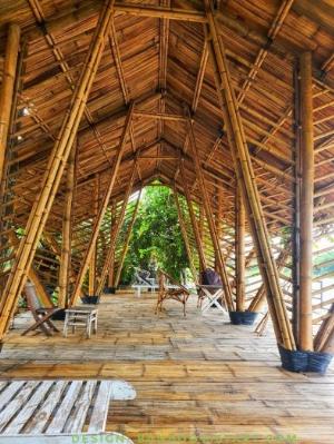 Nhà tre lắp ghép giá rẻ, nhà tre bungalow du lịch, nhà tre di động