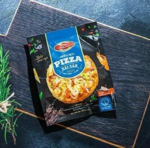 BÁNH PIZZA LACUSINA SIZE 17CM❤️ 180gr / 1 sét 3 bánh (Bò Bằm; Xúc xích & Hải Sản )
