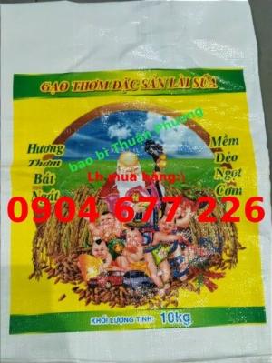 Bao pp dệt, bao pp dệt đựng gạo, bao gạo ST25