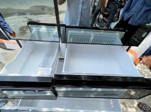 Tủ lạnh nội địa Nhật HITACHI R-WXC74N 735L date 2021 mặt gương đen