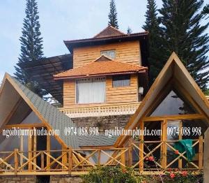 Tấm lợp bitum ép đá nhập khẩu, cung cấp thi công ngói lợp bitum