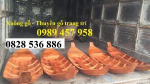 Xuồng gỗ, xuồng gỗ ba lá, xuồng gỗ chèo tay, xuồng gỗ trang trí