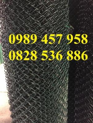Lưới hàng rào b40 bọc nhựa PVC, Lưới b40 hàng rào bảo vệ cao 2m, 2m4