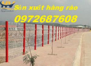 Hàng rào mạ kẽm, hàng rào thép, lưới thép hàng rào bảo vệ tại Long An
